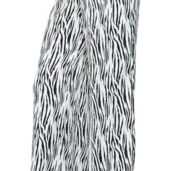 Renee C. Zebra Print Ankle Pants (NWT) - Picture 3 of 3
